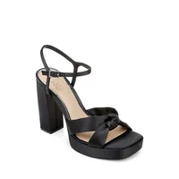 Valencia Satin Platform Sandals