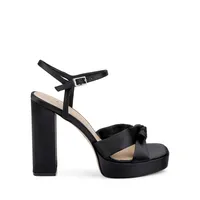 Valencia Satin Platform Sandals