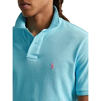 Custom Slim Fit Mesh Polo