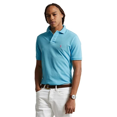 Custom Slim Fit Mesh Polo