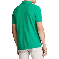 Solid Cotton Polo Shirt