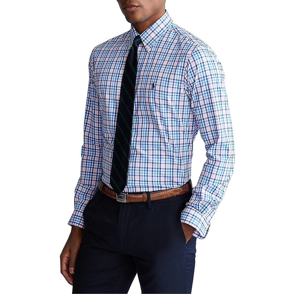 Polo Ralph Lauren Classic-Fit Performance Twill Check Shirt