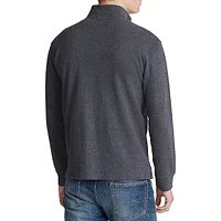 Estate-Rib Mock Collar Sweatshirt