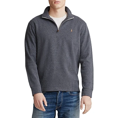 Estate-Rib Mock Collar Sweatshirt