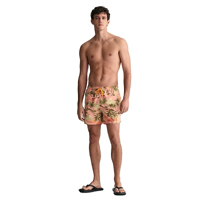 Hawaii Print Swim Shorts