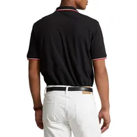 Classic-Fit Mesh Polo Shirt