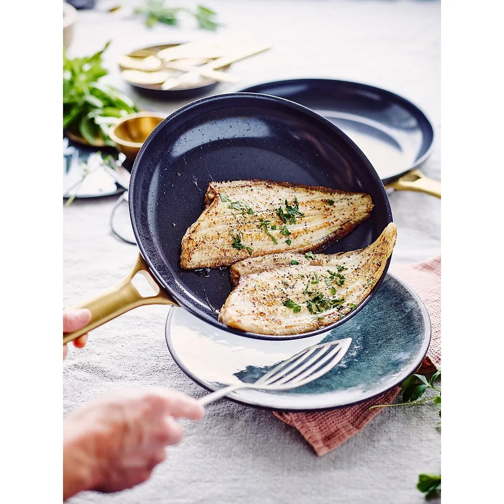 Batterie de cuisine en aluminium et céramique, 10 pièces