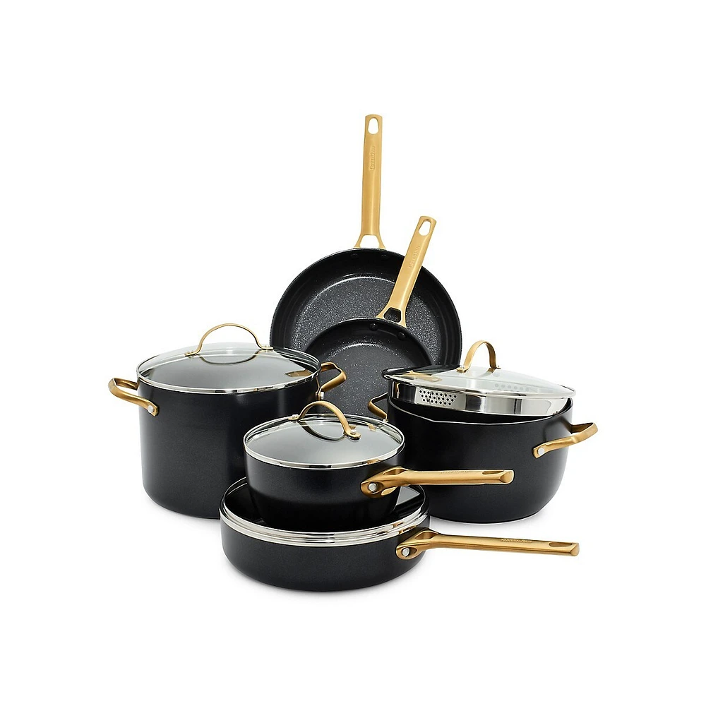 Ceramic & Aluminum 10-Piece Cookware Set