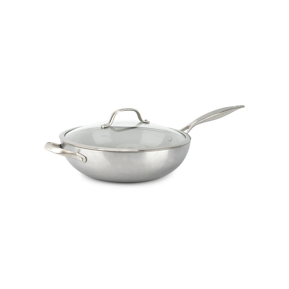 Venice Pro Ceramic Non-Stick 4.7 L Wok With Lid