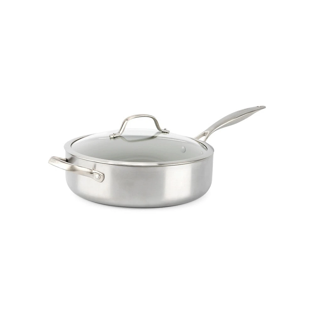 Sauteuse en céramique antiadhésive avec couvercle Venice Pro, 4,8 L