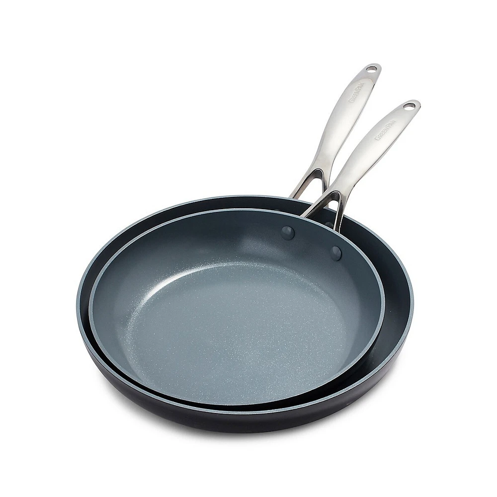 2-Piece Ceramic Non-Stick Frypan Set