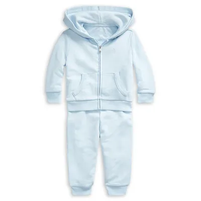 Baby Boy's 2-Piece French Terry Hoodie & Pant Set