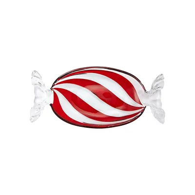 Holiday Peppermint Twist Candy Dish