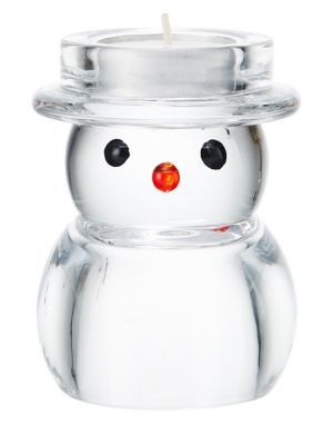 Celebrations Rejoice Snowman Figural Tealight Holder
