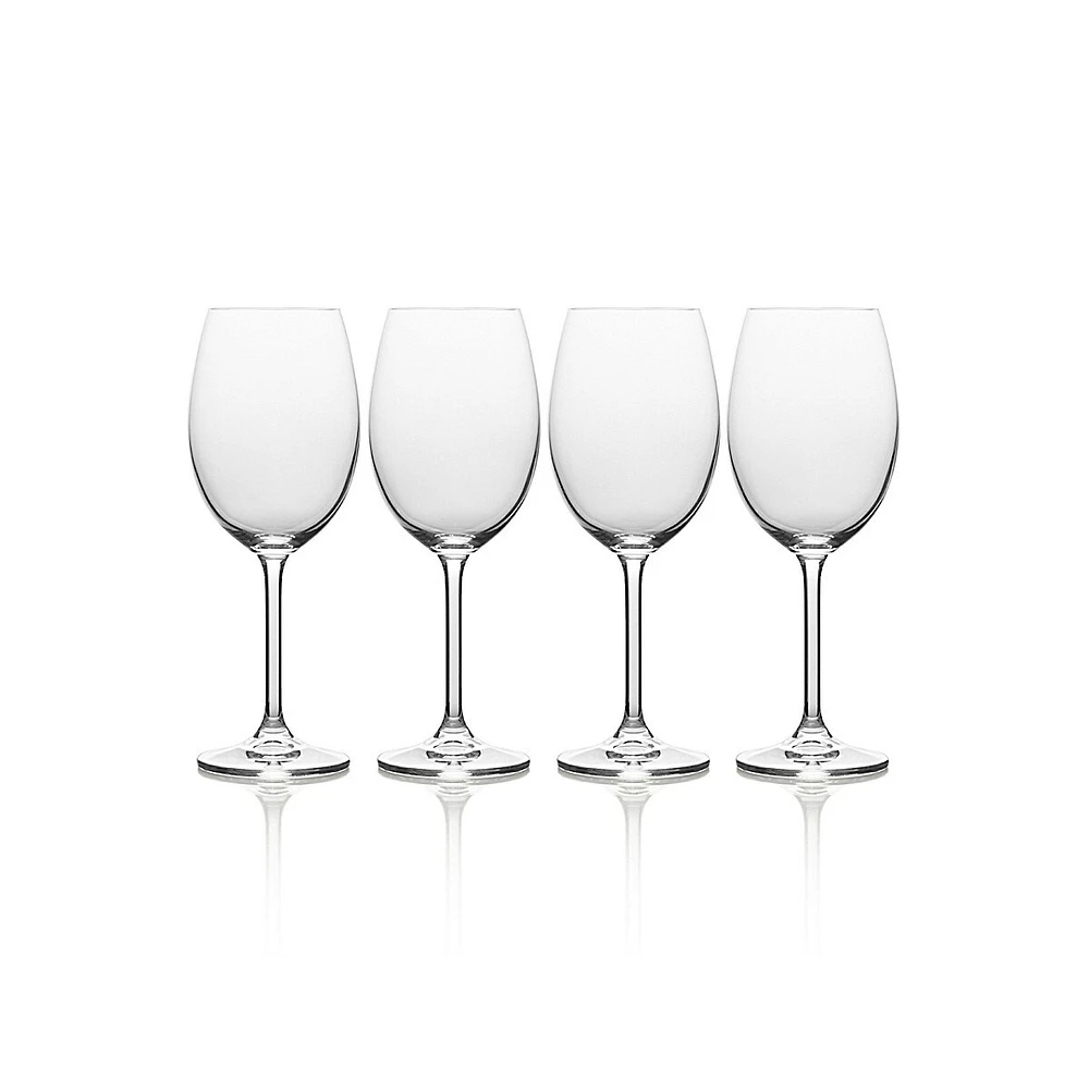 Ensemble de verres à vin blanc, 4 pièces Julie