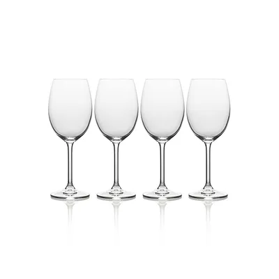 Julie 4-Piece White Wine Glass Set