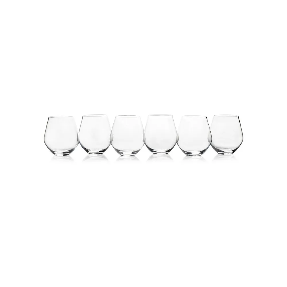 Gianna 6-Piece Crystal Wine Glass Set
