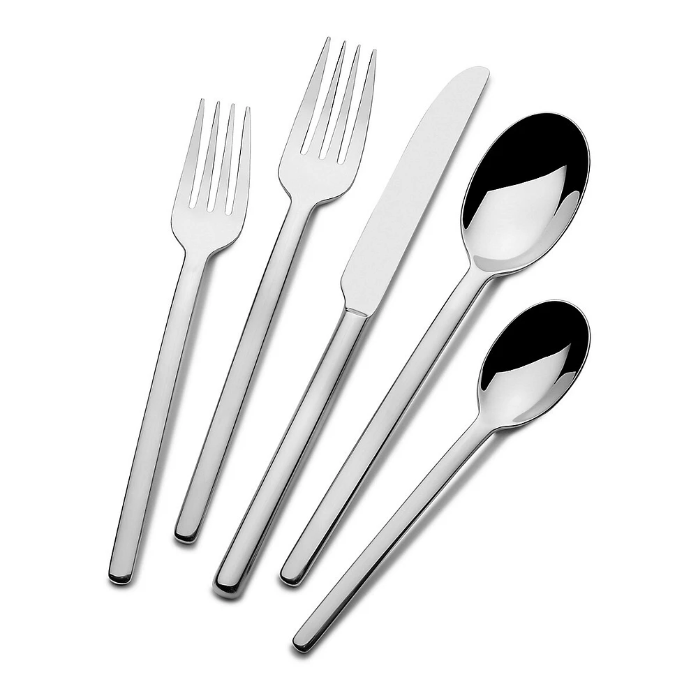 Zena Stainless Steel 20-Piece Flatware Set