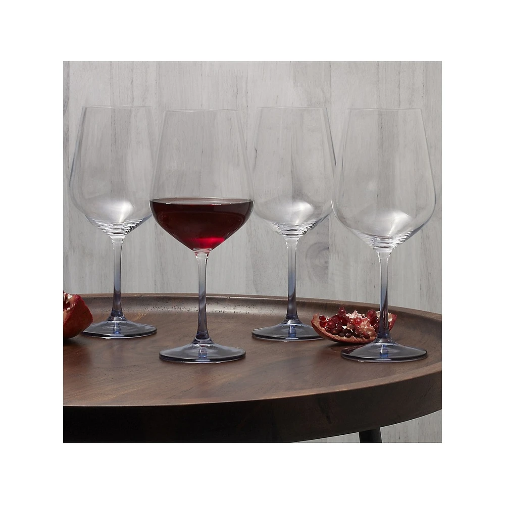 4-Piece Ombre Gianna Wine Glass Set