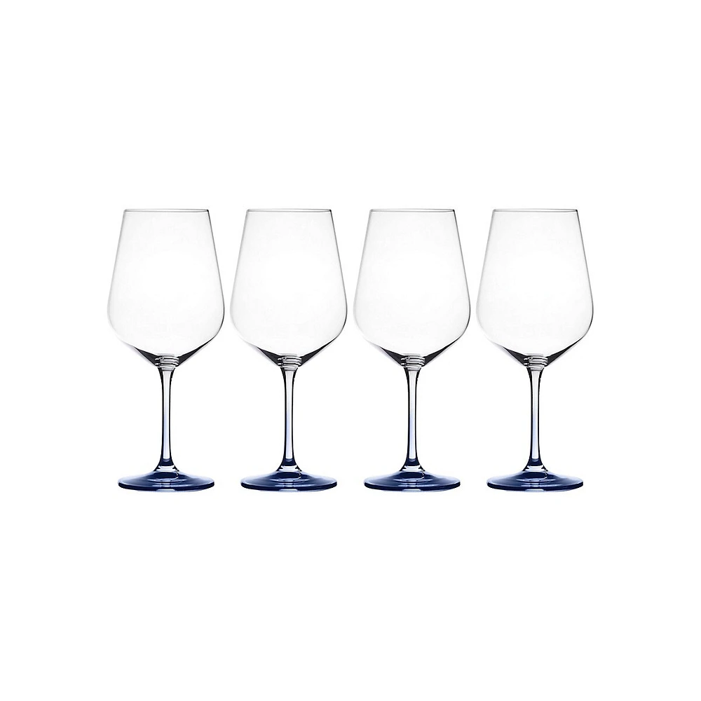 4-Piece Ombre Gianna Wine Glass Set