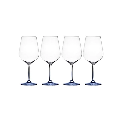 4-Piece Ombre Gianna Wine Glass Set