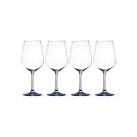 4-Piece Ombre Gianna Wine Glass Set