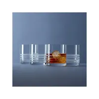 Cal 4-Piece Crystal Double Old Fashioned Set