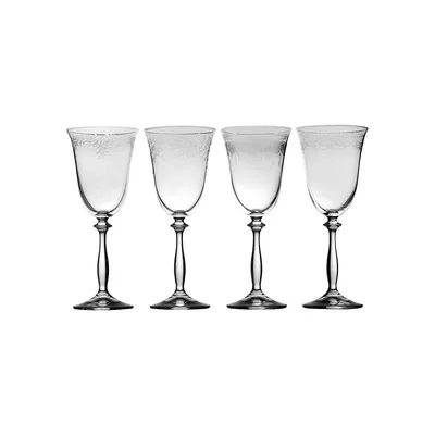 Amelia 4-Piece White Wine Glass Set