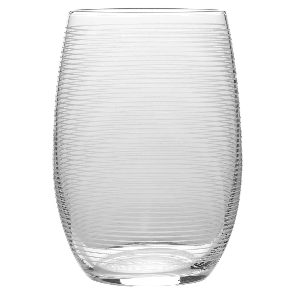 Cheers 4-Piece Stemless Wine Glass Set