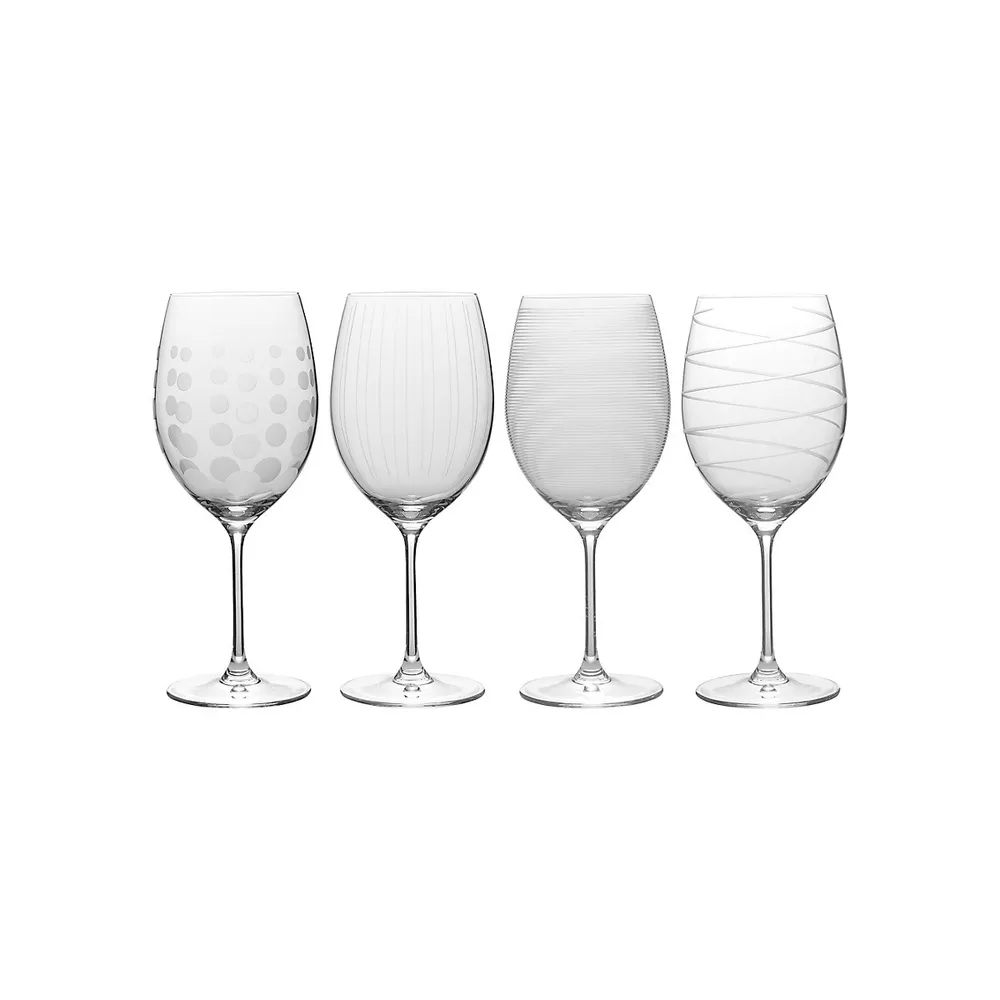 Cheers 4-Piece Red Wine Glass Set