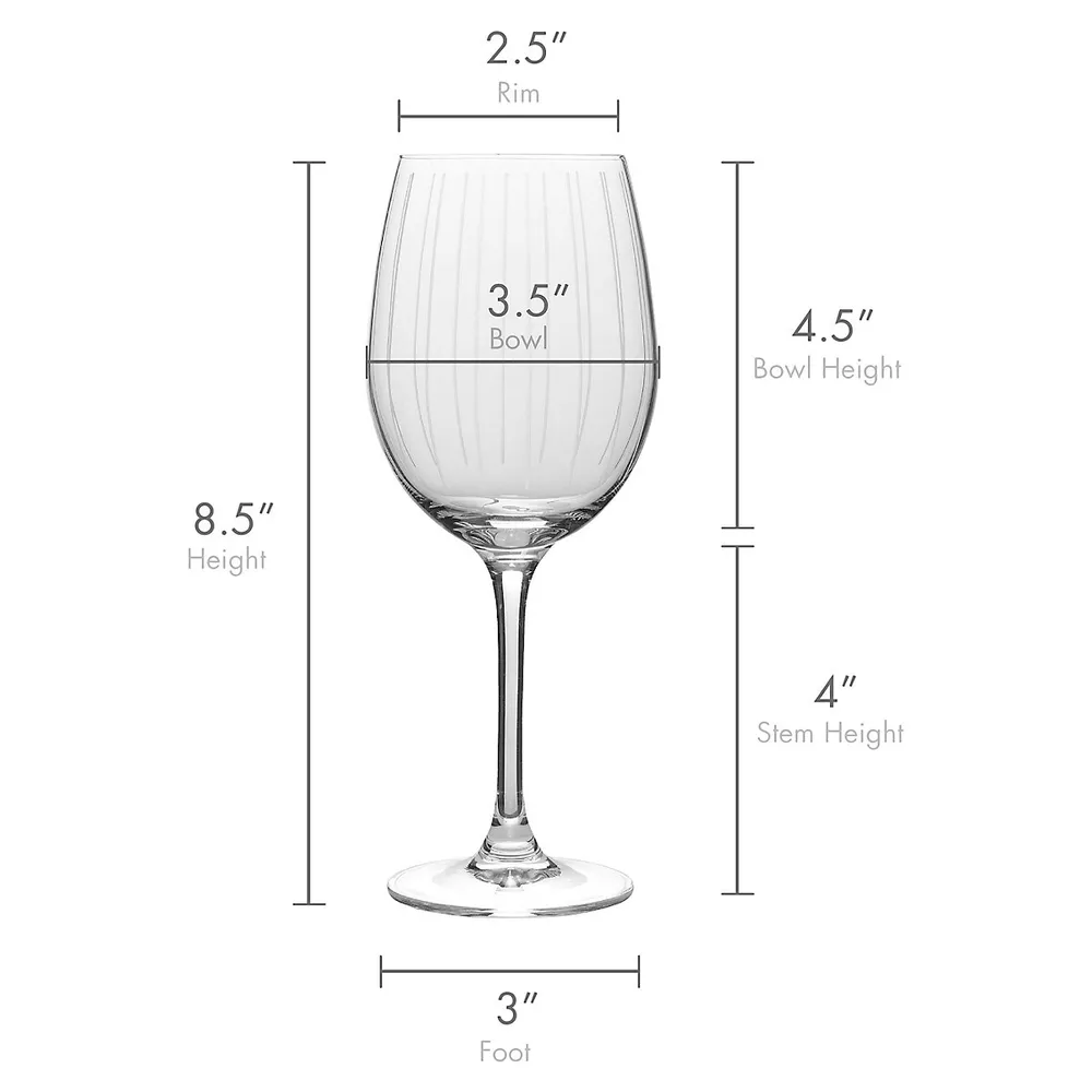 Cheers 4-Piece White Wine Glass Set