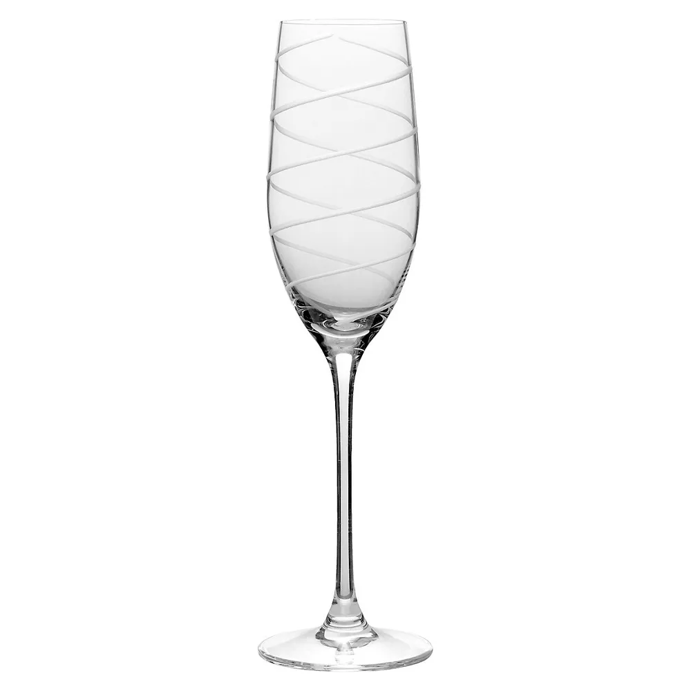 Cheers 4-Piece Flute Glass Set