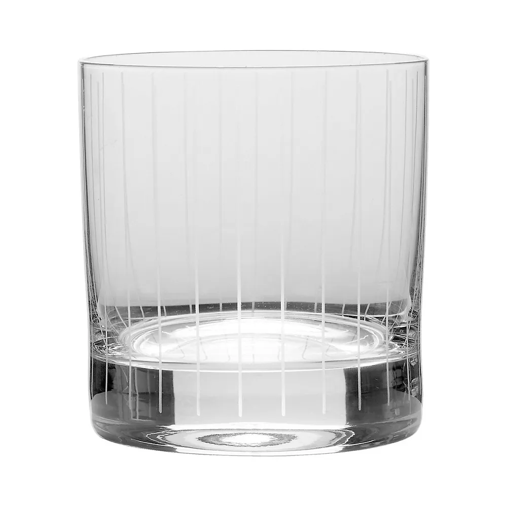 Ensemble de quatre verres à whisky double Cheers