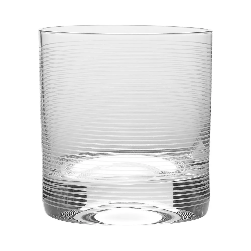 Ensemble de quatre verres à whisky double Cheers