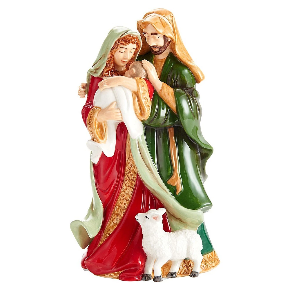 Holiday Musical Holy Family Figurine