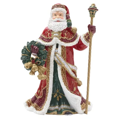 Noel Holiday Musical Santa Figurine