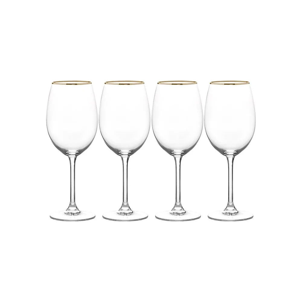 Julie Gold 4-Piece Wine Glass Set