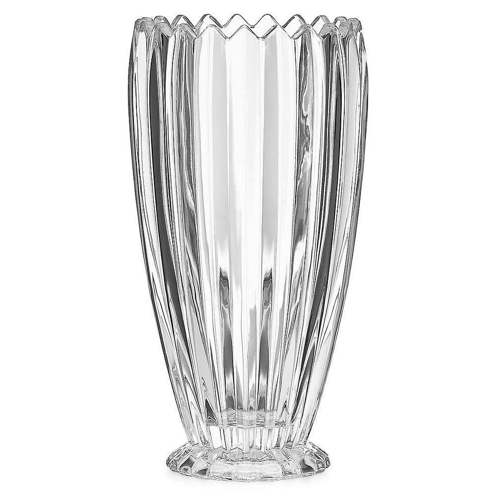 Estate 11-Inch Crystal Vase