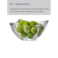Baron Crystal Square Bowl