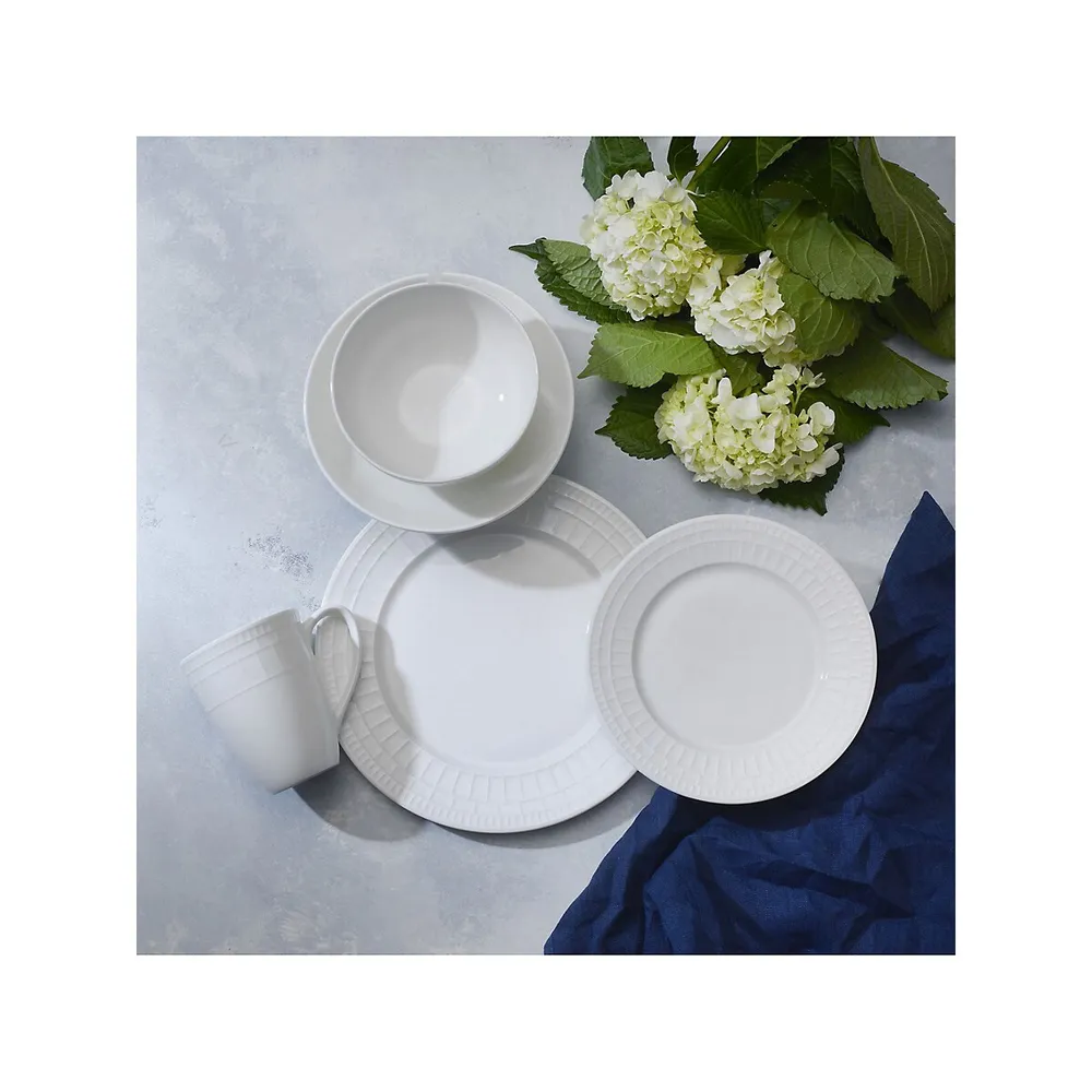 Lux 40-Piece Bone China Dinnerware Set