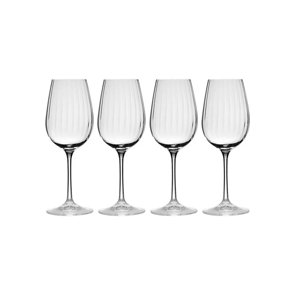 Waterfall Wine Glasses, Set of 4
