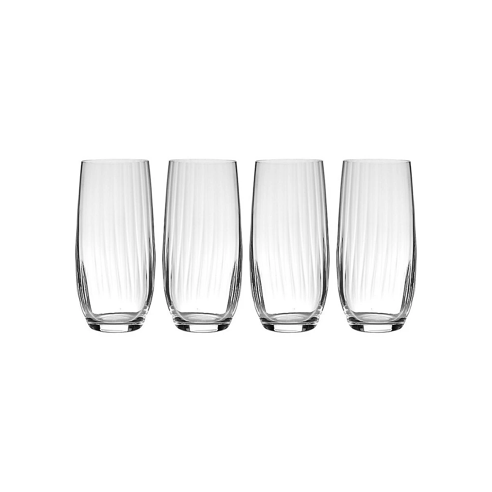 Verve 4-Piece Highball Glass Set