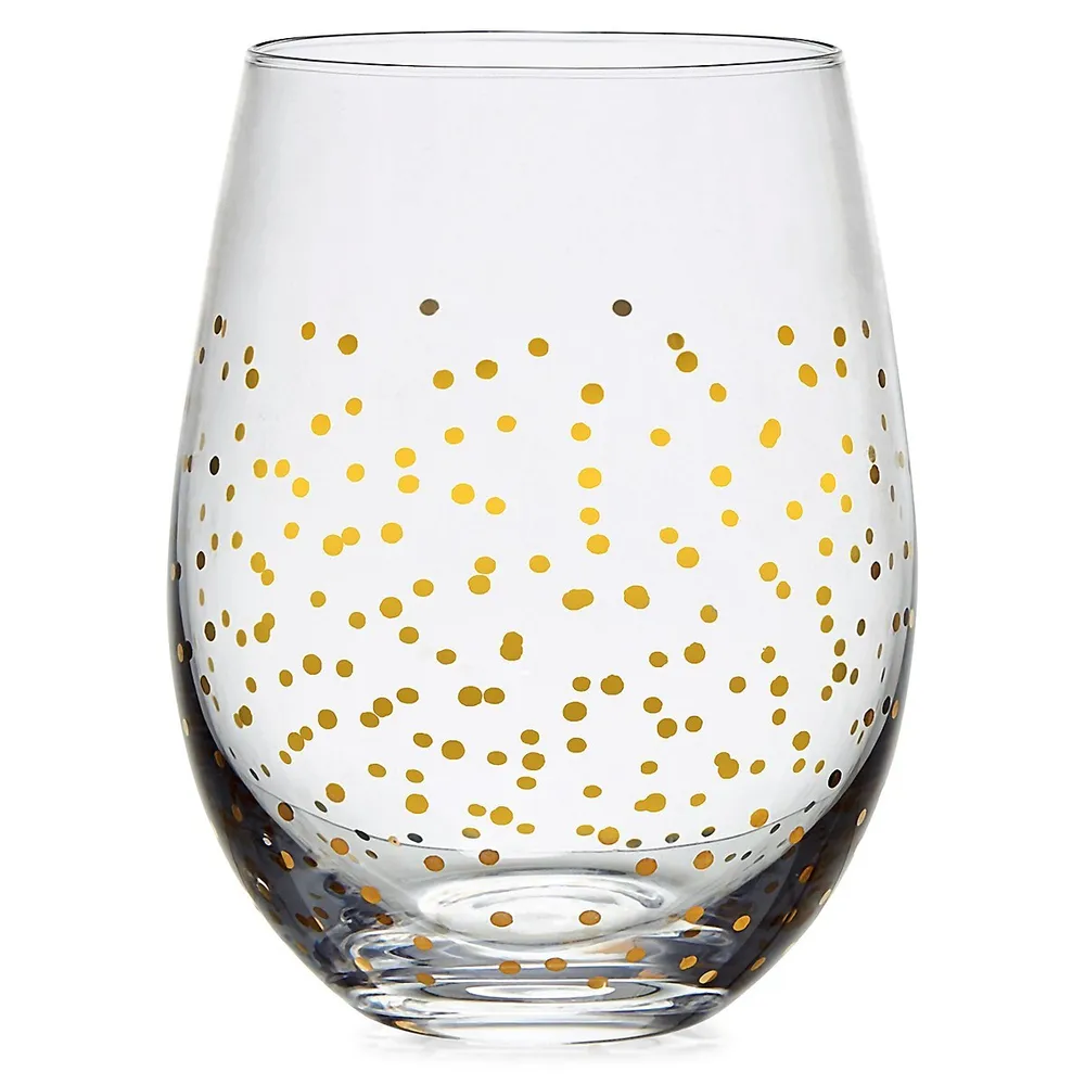Party 4-Piece Stemless Wine Glass Set