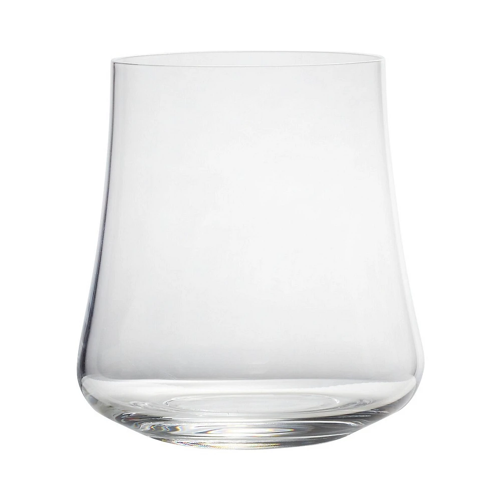 Aline 4-Piece Stemless Double-Old-Fashion Wine Glass Set