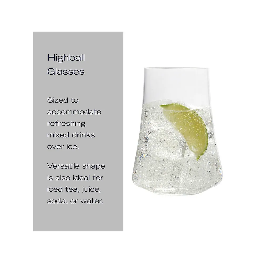 Aline 4-Piece Highball Glass Set