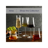 Aline 4-Piece Flute Glass Set