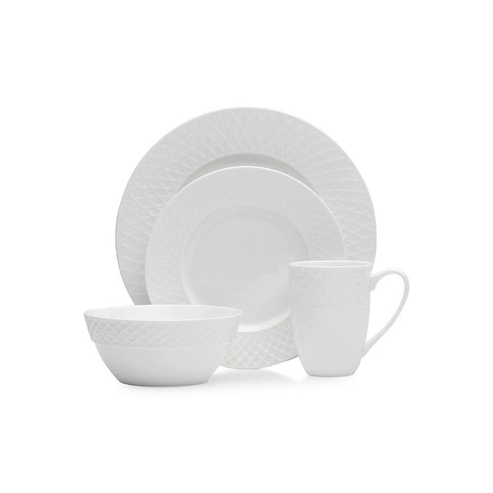 16-Piece Trellis Dinnerware Set