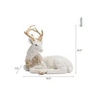 Bonita Resting Deer Figurine