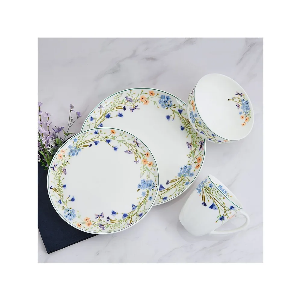 Quinn 16-Piece Bone China Dinnerware Set