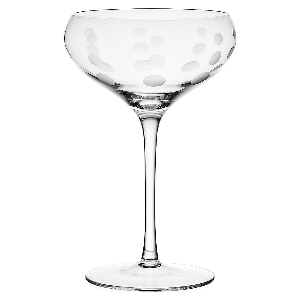 Cheers 4-Piece Coupe Cocktail Glass Set